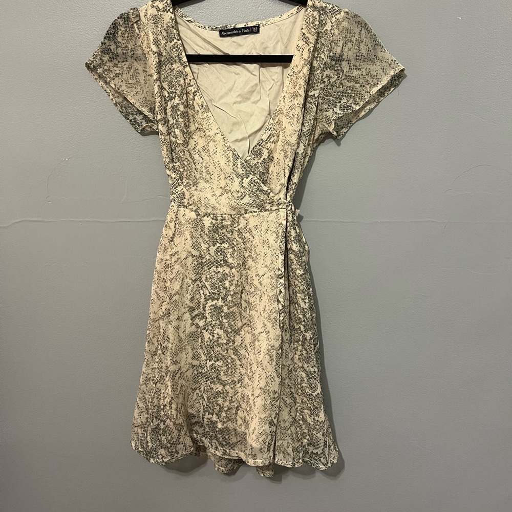 Abercrombie Crocodile Wrap Dress